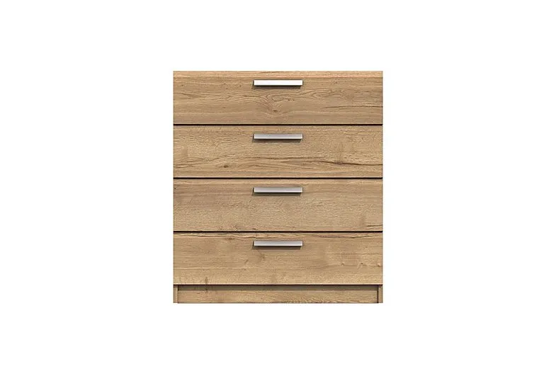 Waterloo 4 Drawer Chest - Natural Rustic Oak