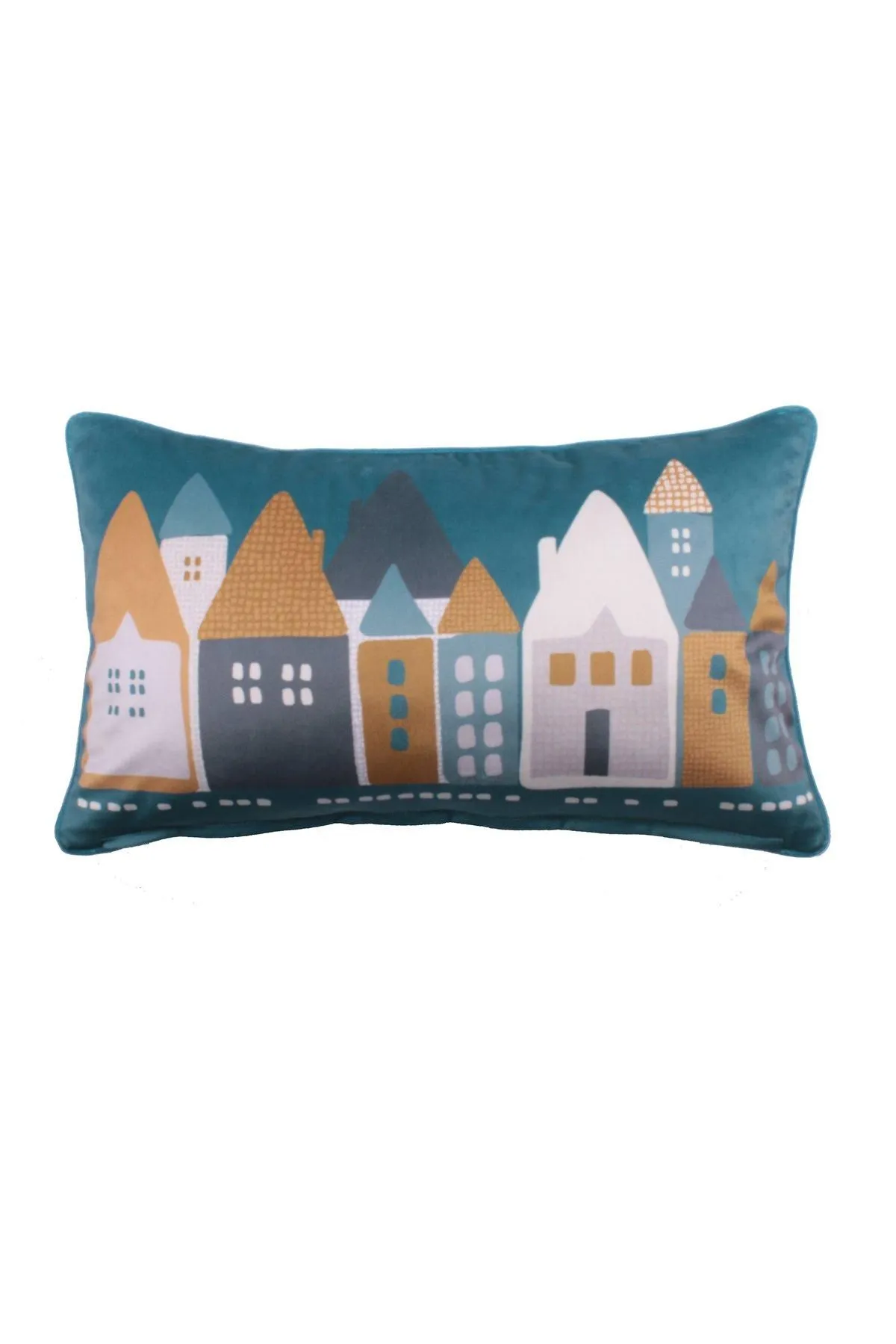 Fusion 'Nordica' Luxe Velvet Filled Cushion in Yellow 3