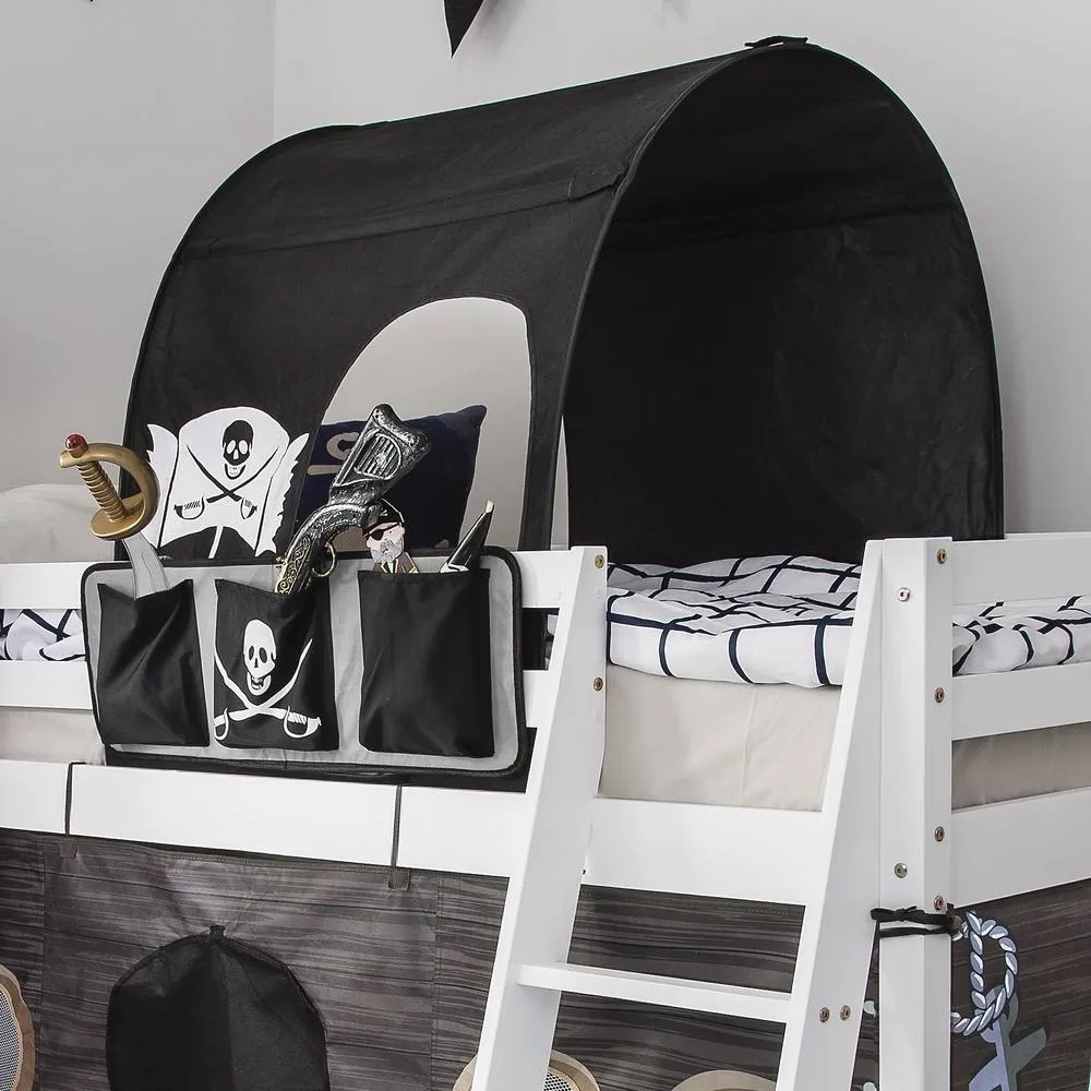 Nöa and Nani Moro Cabin Bed Midsleeper with Pirate Hideaway Package in White 2