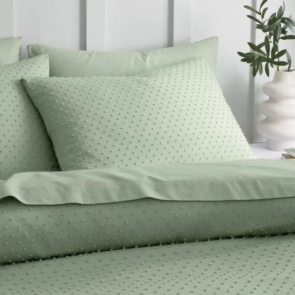 Valley Clipped Jacquard Duvet Cover & Pillowcase Set 2
