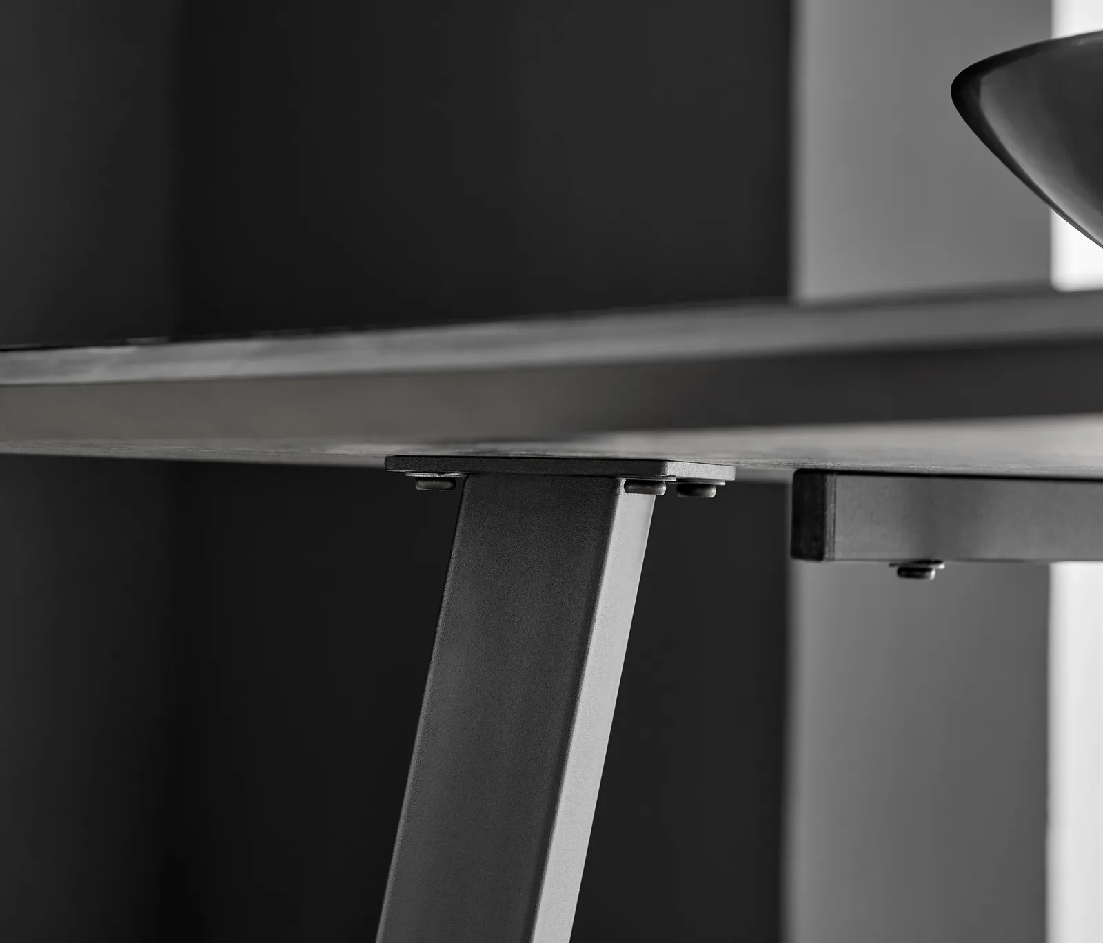 FurnitureboxUK Carson White Marble Effect Dining Table & 6 Corona Black Leg Chairs in Grey 6