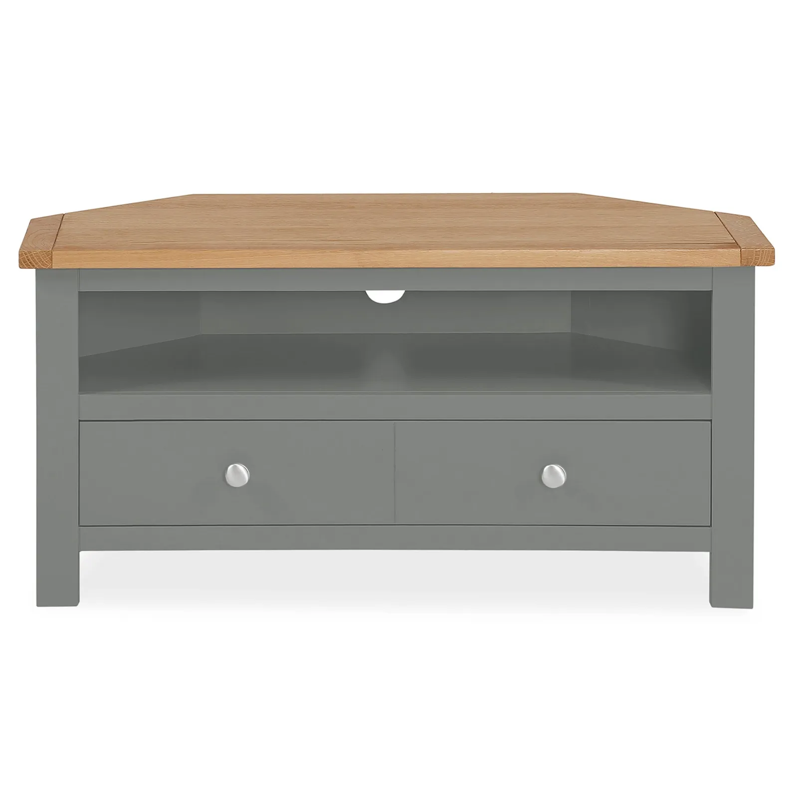 Bromley Slate Corner TV Stand Slate (Grey)