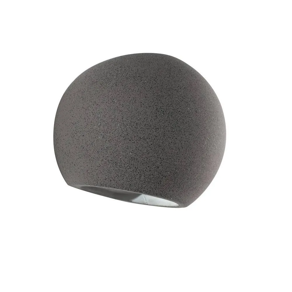 Netlighting MOSES Plaster Wall Light Grey 15.5x12.5x11.5cm
