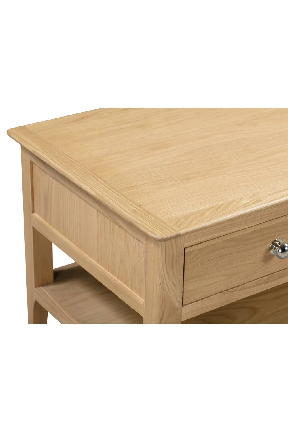Julian Bowen Cotswold Rectangular Coffee Table with 2 Drawers in Light Oak 6