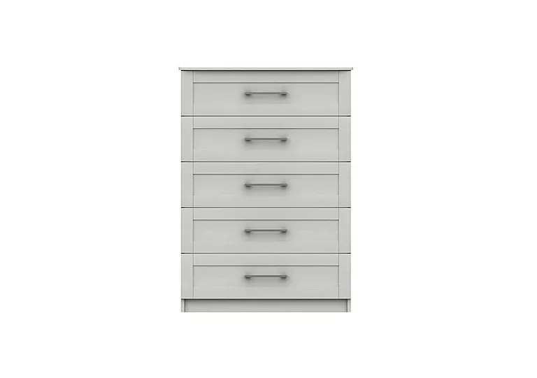 Fenchurch 5 Drawer Chest - White