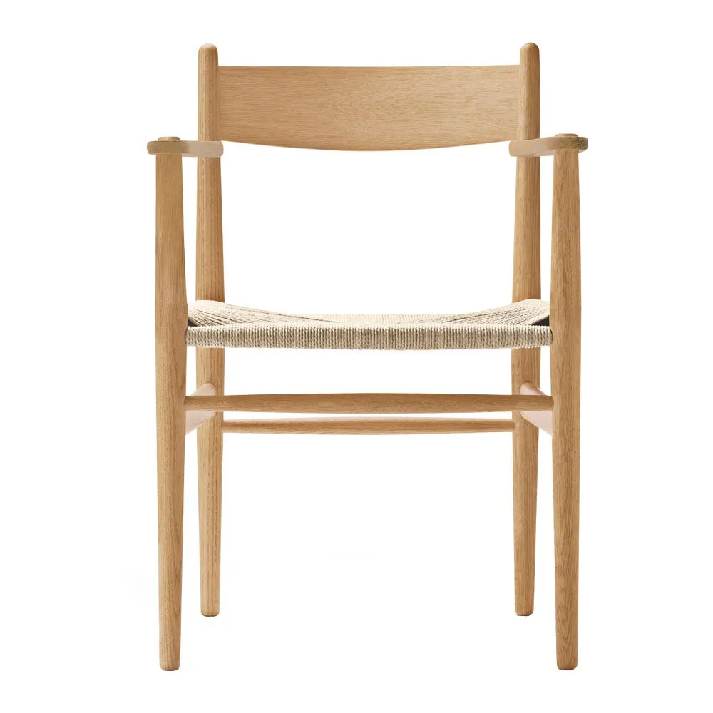 Carl Hansen & Son CH37 Chair Oiled Oak with Natural Cord 3