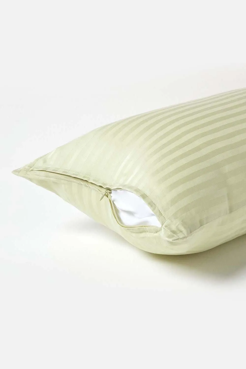 Homescapes Continental Egyptian Cotton Pillowcase 330 TC, 40 x 80 cm in Green 3