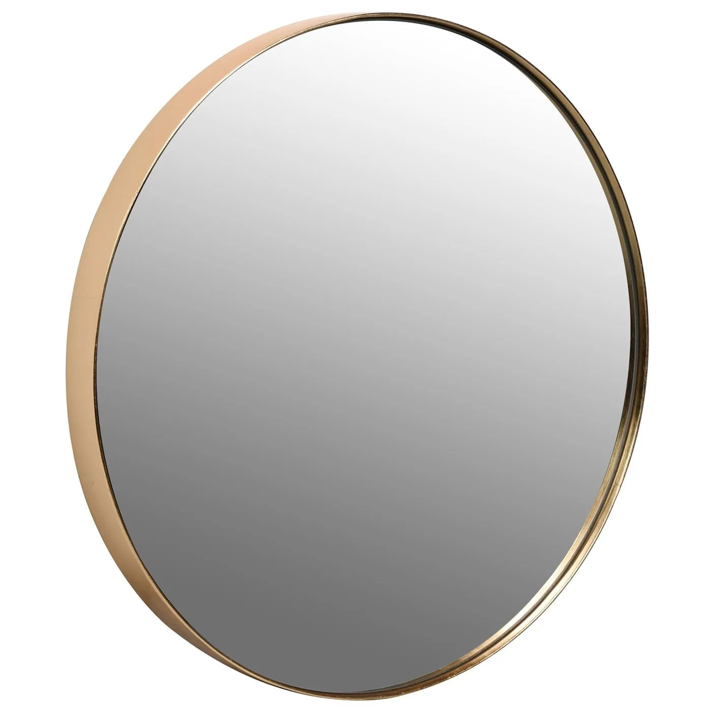 Gold Rim Mirror, Round Metal | Barker & Stonehouse 2