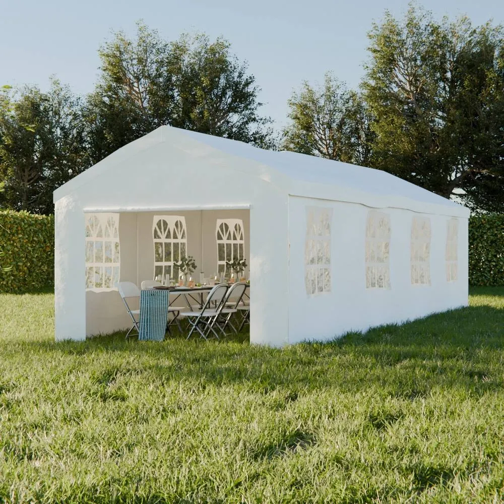 sweeek Canopy, garden tent 4x8m in White