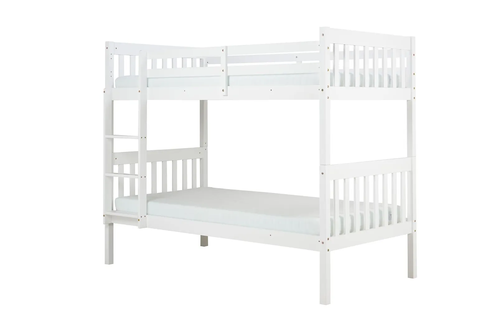 Birlea Children's White Wooden Bunk Bed Single Benji 6