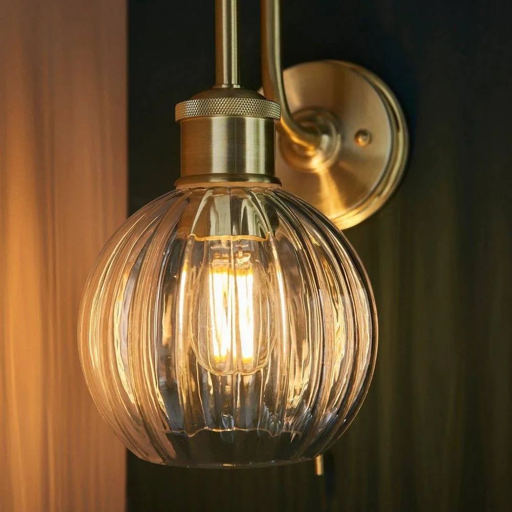 Netlighting 'MARSALA' Non Dimmable Stylish Contemporary Bathroom Glass Wall Lamp in Yellow 5