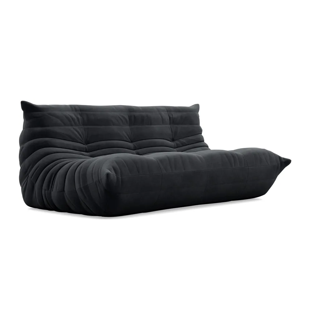 Ligne Roset Togo Large Settee Alcantara Anthracite 3