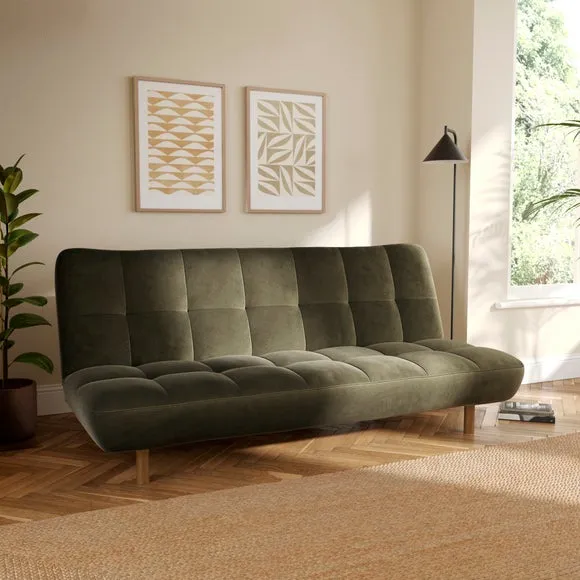 Tayla Velvet Clic Clac Sofa Bed