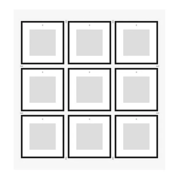 Nielsen Set of 9 Wooden Photo Frames 5