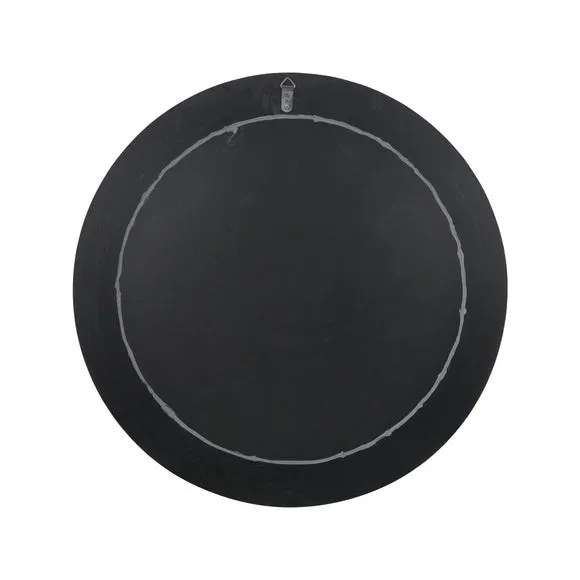 Jade Marble Effect Veneer Round Wall Mirror 5