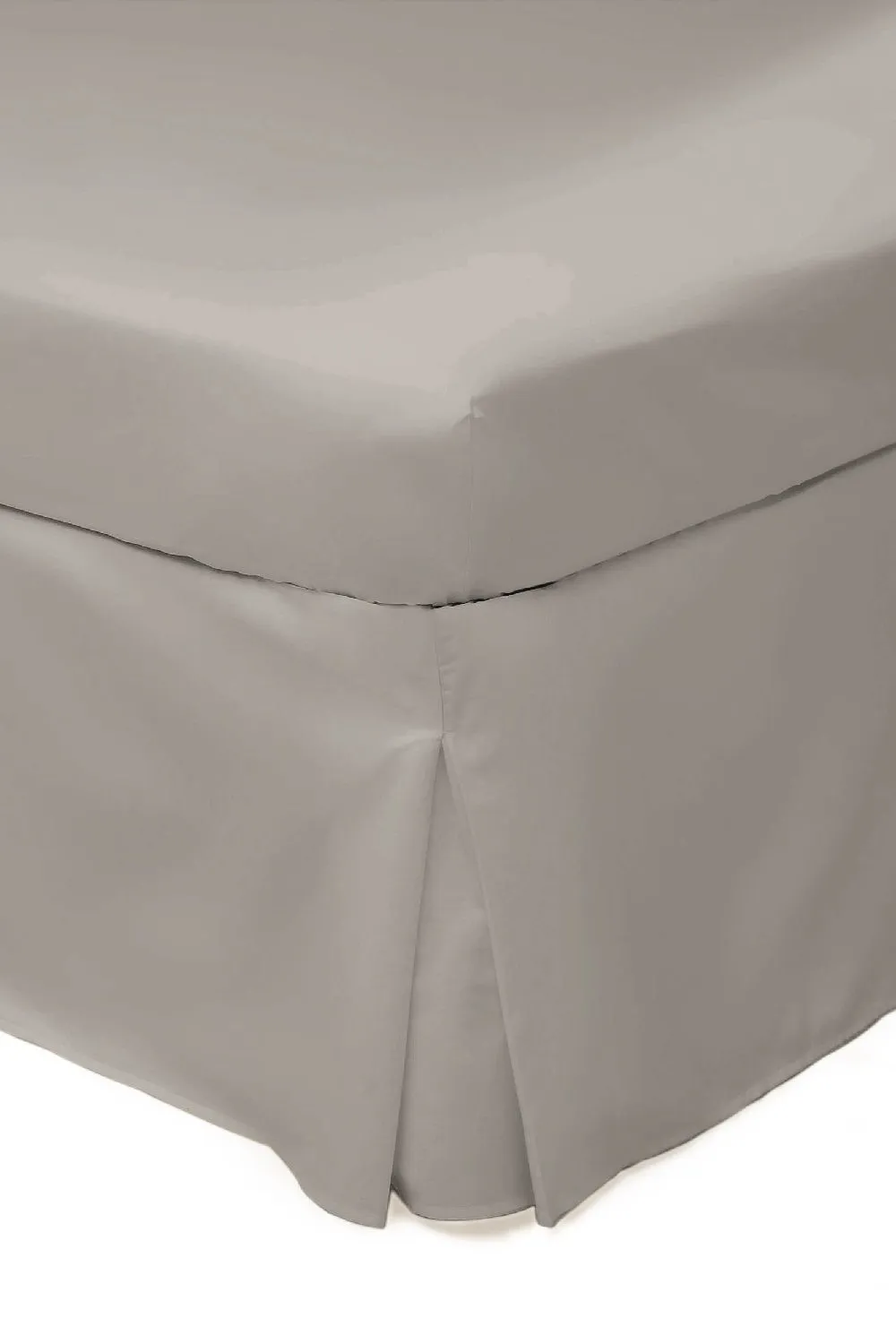 Belledorm Easy Care 200 Thread Count Cotton Polyester Percale Platform Valance in Beige 1