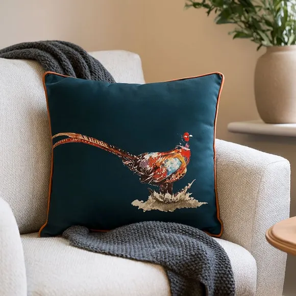 Meg Hawkins Pheasant Cushion