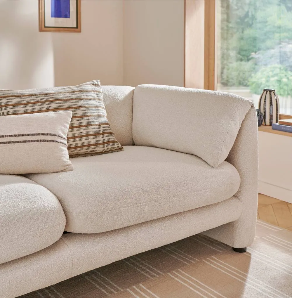 The Great Sofa Company Mabel 3-Seater Boucle Sofa in Cream 5