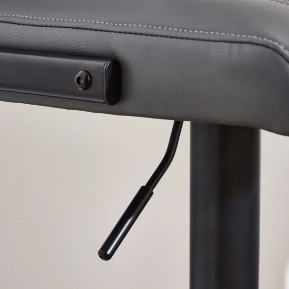 Rhys Height Adjustable Bar Stool, PU 3