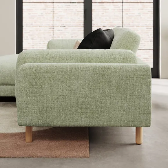 Newton Chunky Tonal Weave Corner Chaise 2