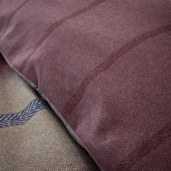 Catherine Lansfield Melrose Tweed 100% Brushed Cotton Duvet Cover & Pillowcase Set 4