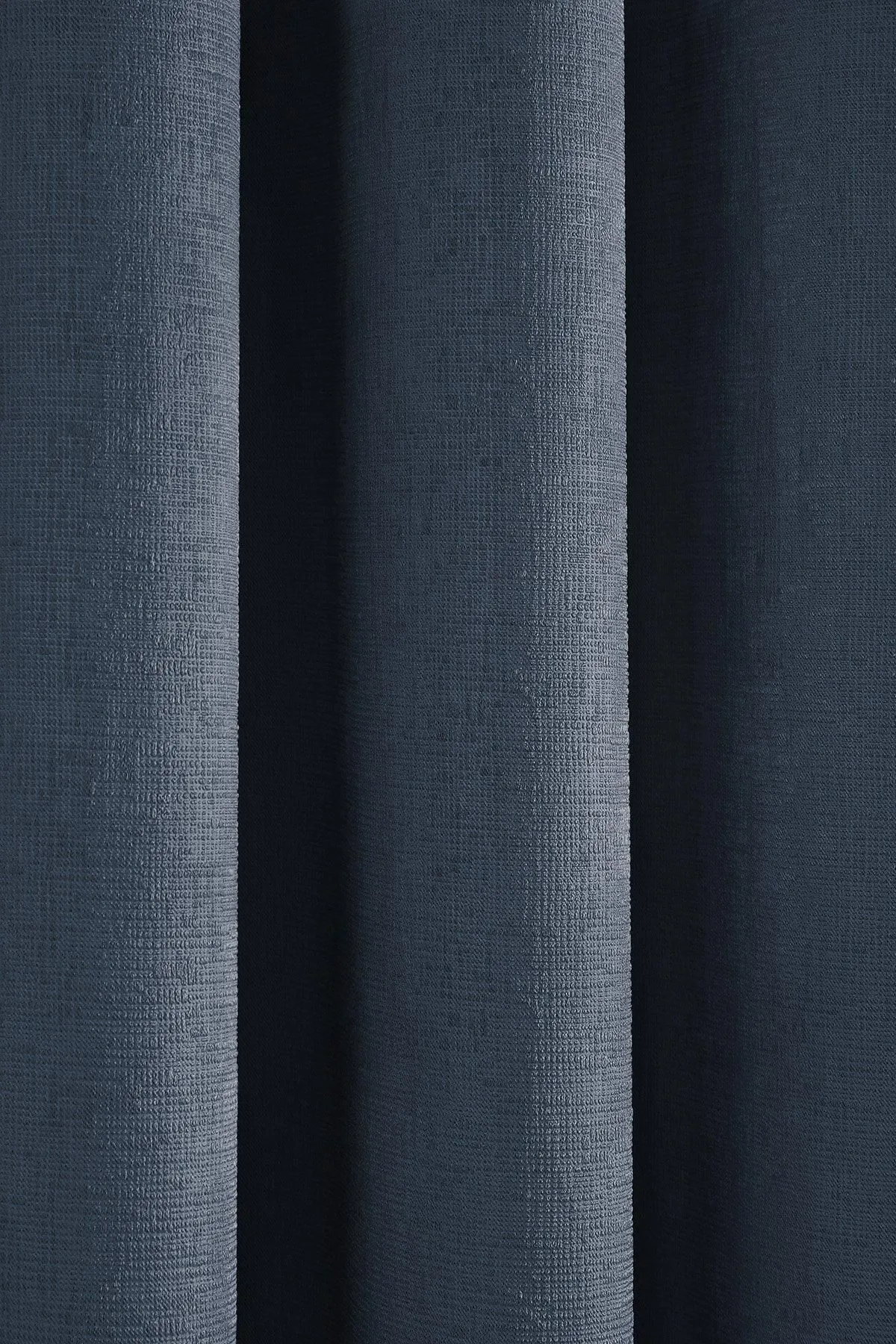 Fusion 'Strata' Triple-Woven Dimout Eyelet Curtains in Navy 4