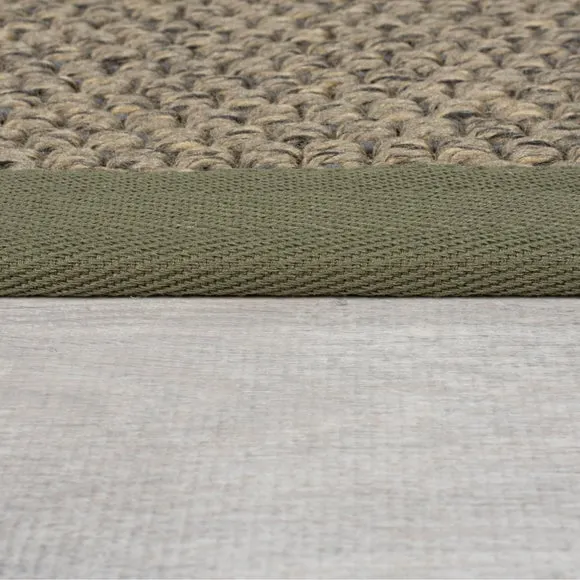 Sisal Look Border Easy Care Rug 4
