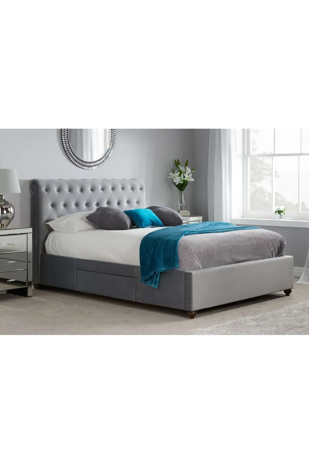 Birlea Marlow Bed in Grey
