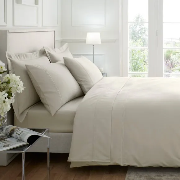 Dorma Egyptian Cotton Sateen 1200 Thread Count Flat Sheet 2