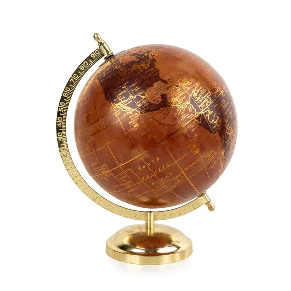 Terracotta Globe Ornament 2