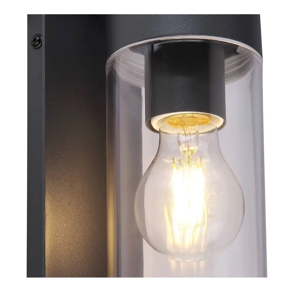 Netlighting Vessa Outdoor Wall Lantern Anthracite IP44 1x E27 in Grey 4