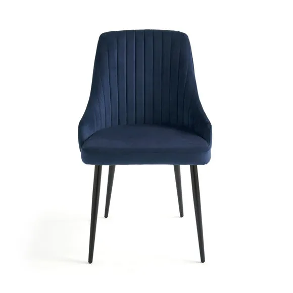 Shea Set of 2 Dining Chairs, Velvet 4