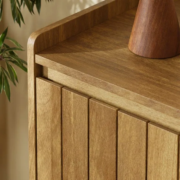 Humphrey 3 Drawer Chest, Mango Wood Effect 4