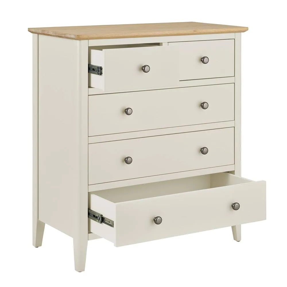 Statement Furniture Pembroke 2 over 3 Chest of Drawers in Cream 4