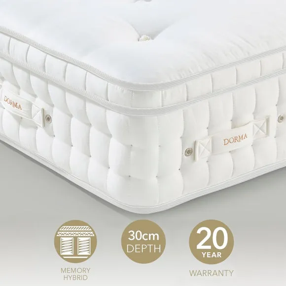Dorma Memory 2000 Pocket Memory Foam Boxtop Hybrid Mattress