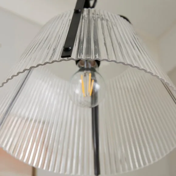 Luca Ribbed Adjustable Pendant Light 3