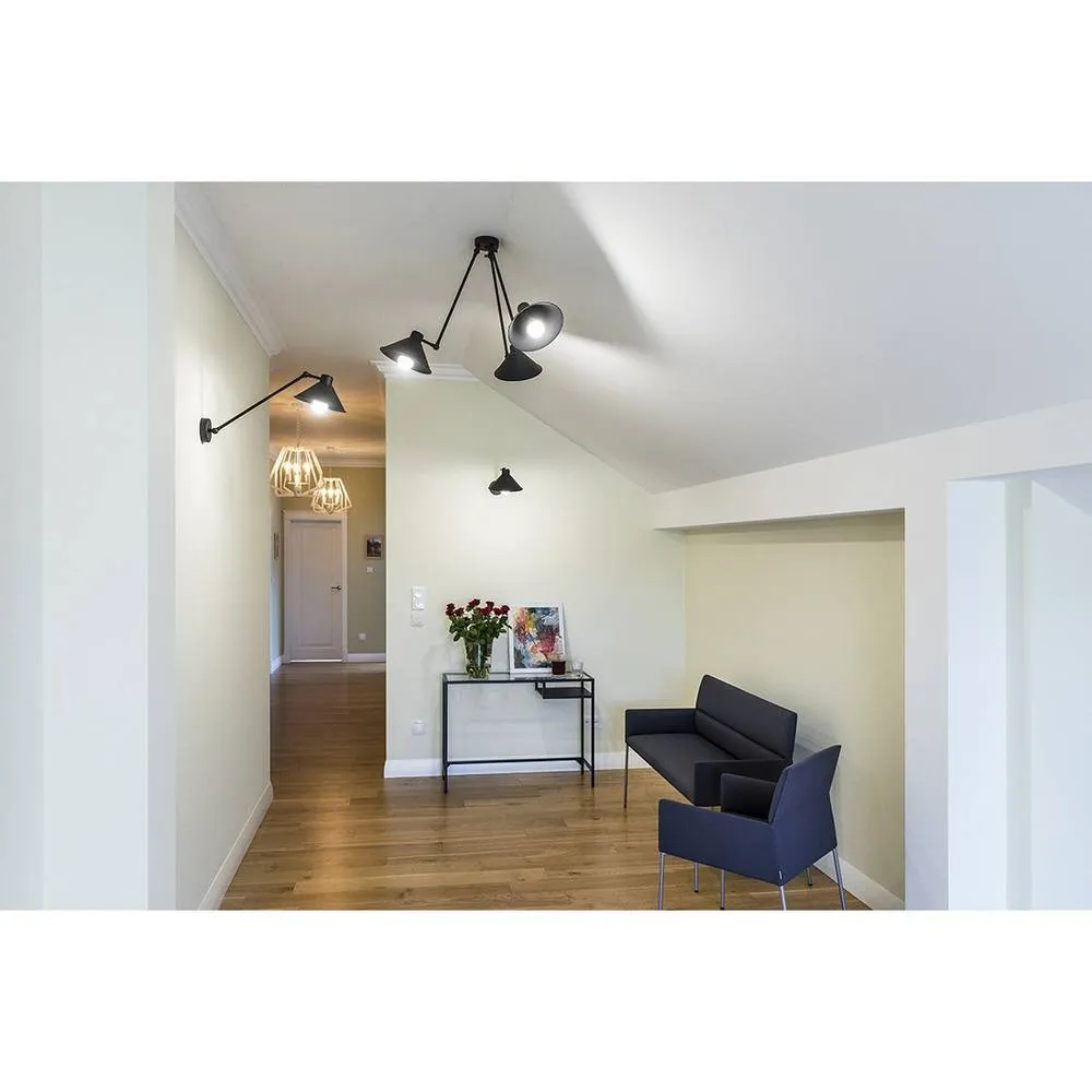 Netlighting Altea Dome Wall Lamp Black Structure 3