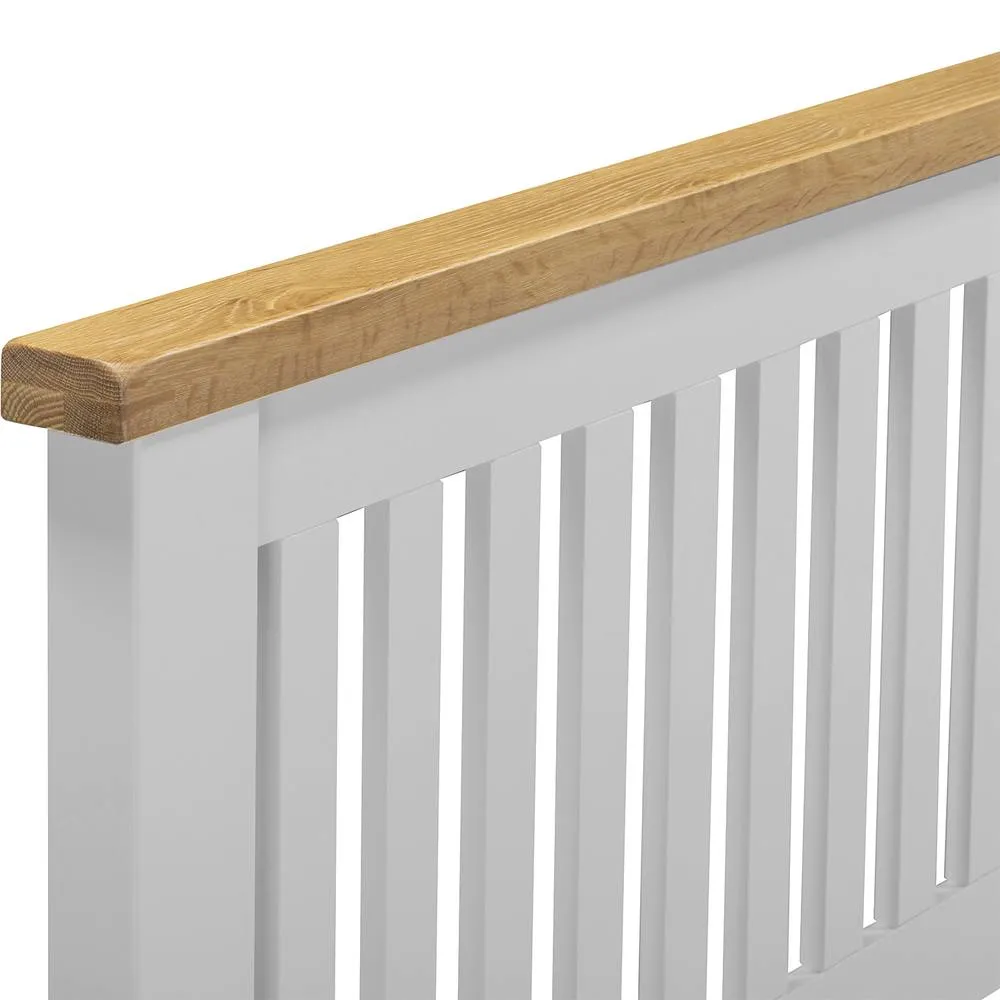 Seconique Windsor 5' Bed Low Foot End (Part Assembled) in Light Grey 6