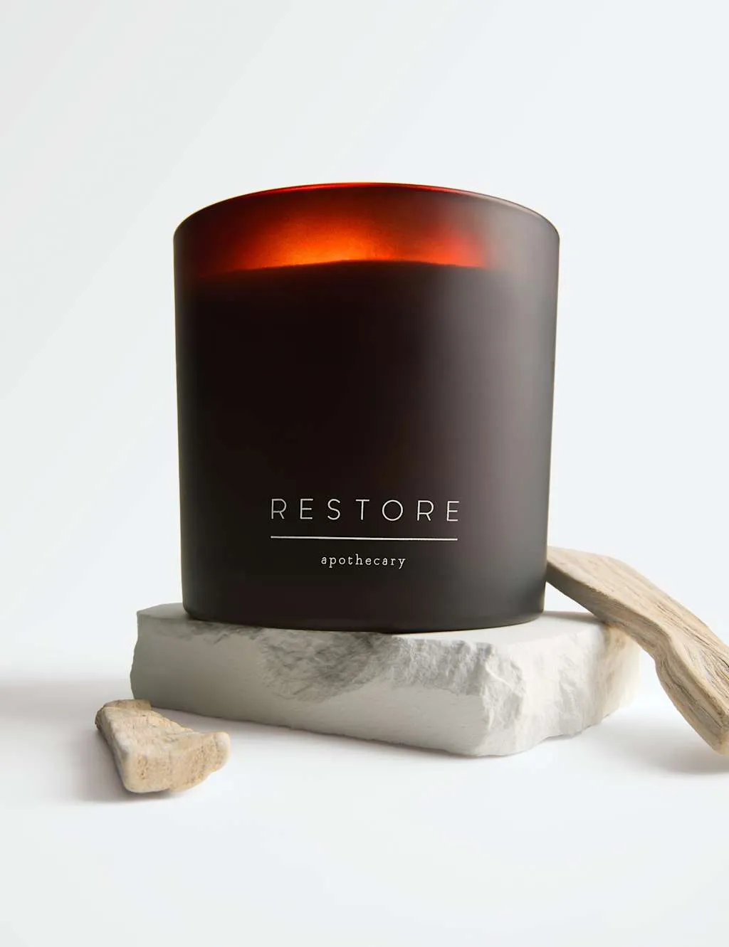 Apothecary Restore 3 Wick Candle Amber