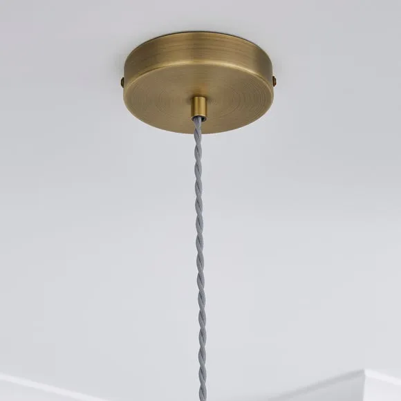 Safi Mesh Antique Brass Pendant Light 4