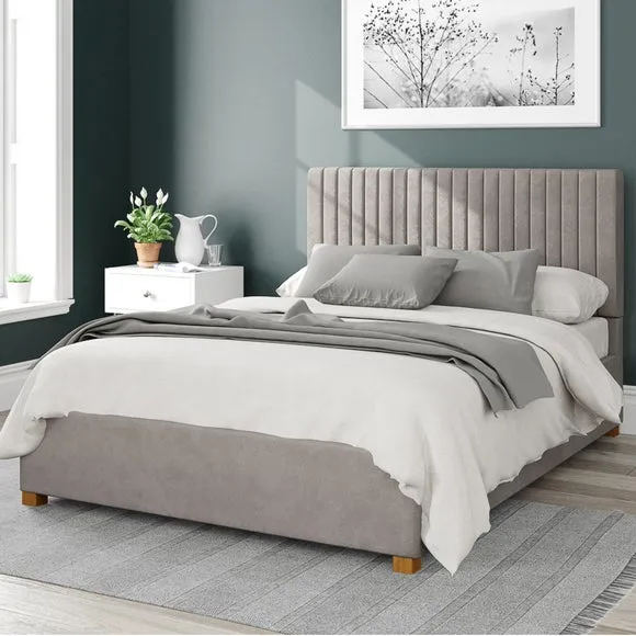 Grant Plush Velvet Ottoman Bed Frame 2
