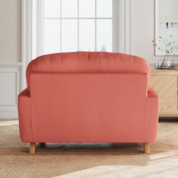 Martha Matte Plush Velvet Snuggle Sofa 3