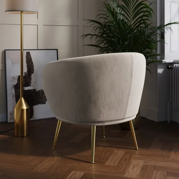Bella Velvet Cocktail Chair 5
