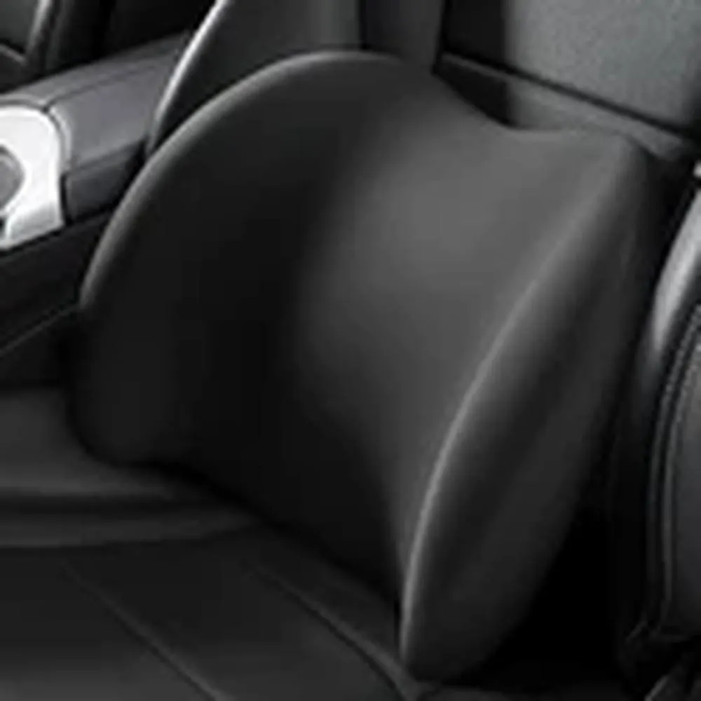 EONLION Universal Memory Foam Car Lumbar Support Cushion Pad UK in Black