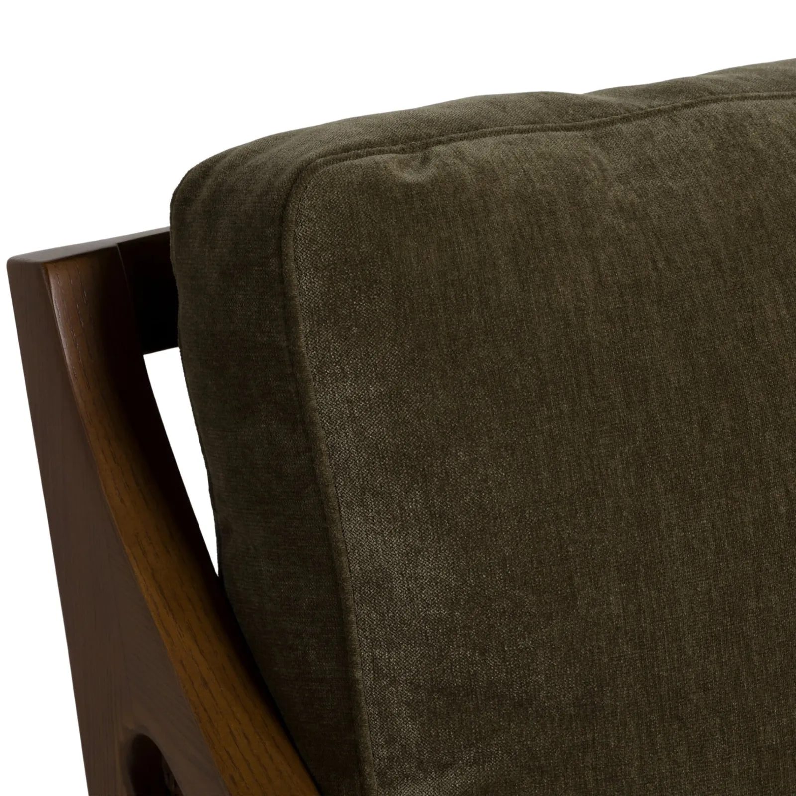 Ambrosio Accent Armchair, Green Fabric | Barker & Stonehouse 5