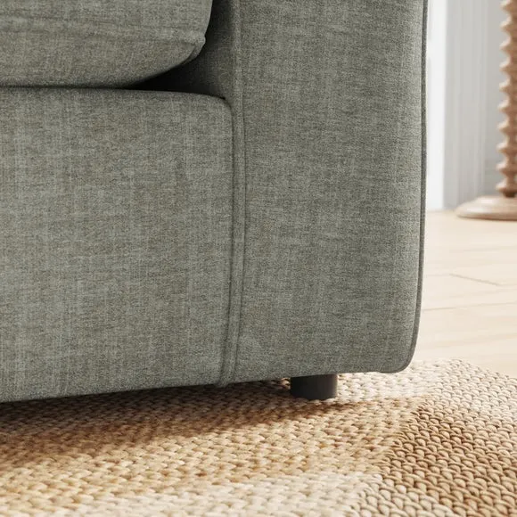 Flori Tonal Plush Chenille 2 Seater Sofa Bed 4
