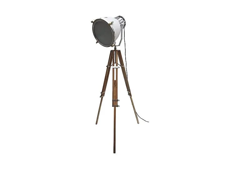 Warehouse Industrial Floor Lamp - White