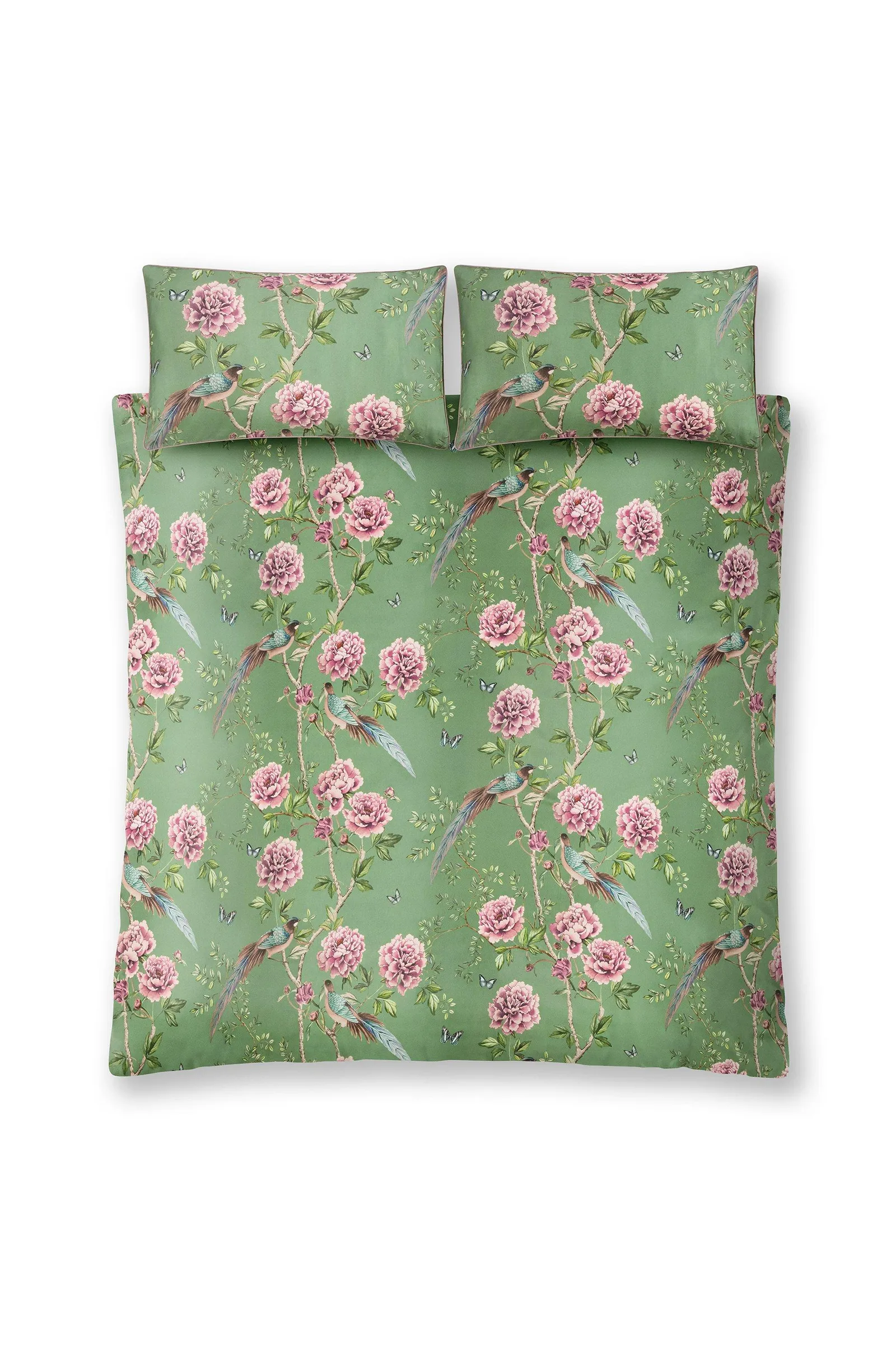 Vintage Chinoiserie Double Duvet Set