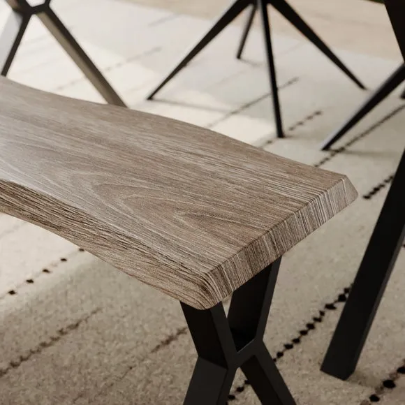 Ezra II 2 Seater Dining Bench 3