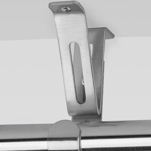 Pack of 3 Adjustable Ceiling Curtain Pole Brackets 2